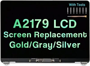 LCD Screen Assembly Replacement For MacBook Air Retina A2179 2020 EMC 3302 MVH22 - Picture 1 of 9