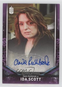 2018 Topps Doctor Who Signature Series Claire Rushbrook Ida Scott as Auto 0r4