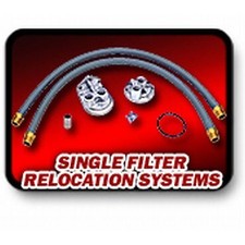 1127 Transdapt Oil Filter Relocation Kit for F150 Truck F250 F350 Ford F-150