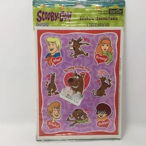 Nuevas pegatinas vintage retiradas de Scooby-Doo San Valentín Velma Shaggy Daphne Fred 2000 - Imagen 1 de 6