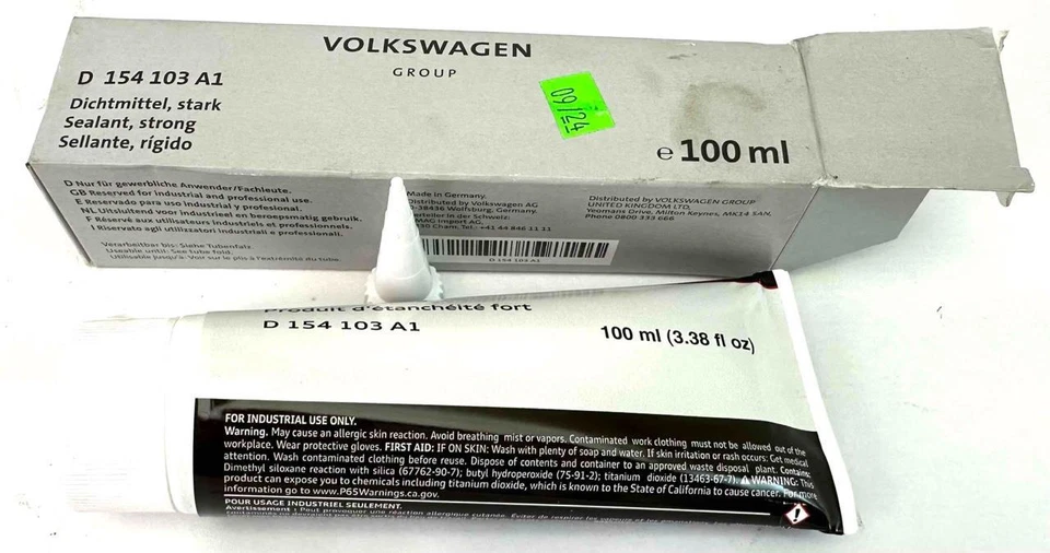 Sellador original OEM NUEVO VW/Audi D-154-103-A1 100 ml D154103A1 nuevo en paquete envío gratuito Foto 1 de 1
