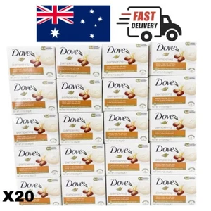 x20 Dove Beauty Cream Soap Bar Shea Butter Vanilla Scent 100g - Picture 1 of 2