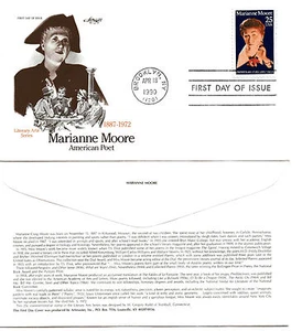 2449 Marianne Moore, Artmaster, FDC - Imagen 1 de 1