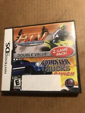 ATV: Thunder Ridge Riders/Monster Trucks Mayhem (Nintendo DS, 2007)Cib Pre-owned