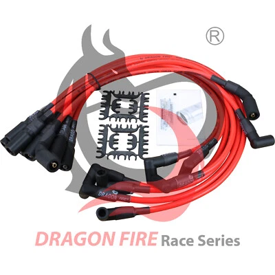 JUEGO DE CABLES DE BUJÍAS DRAGON FIRE PERFORMANCE **PARA 1996-2000 GM GMC V8 5,7 L Foto 1 de 4