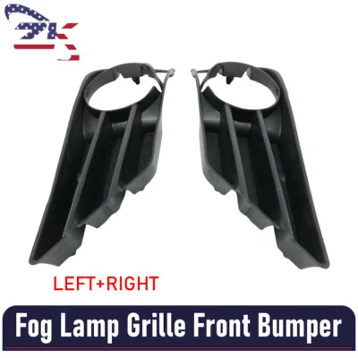 For Mercedes Benz R320 R350 R500 2006-2012 Fog Lamp Grille Front Bumper 2Pcs - Image 1 of 4