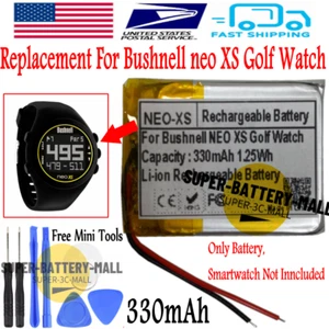 USPS Replacement Battery For Bushnell neo XS Golf Watch Battery 330mAh Battery - Picture 1 of 2