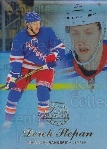 2014-15 Fleer Showcase Flair #13 Derek Stepan - Image 1 of 1