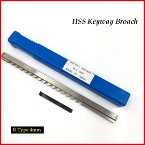 4mm KEYWAY BROACH B Push Type Cutter Involute Spline Cutter Machine Tool - Picture 1 of 5