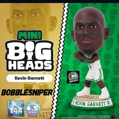 KEVIN GARNETT Boston Celtics "The Big Ticket” Mini Exclusive NBA Bobblehead - Image 1 of 4