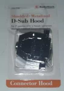 RadioShack 276-1536 25-Position Male or Female Shielded Metalized D-Sub Hood - Picture 1 of 3