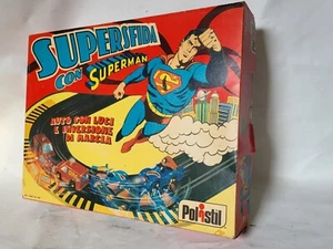 1980 Polistil-Italy SUPERMAN VS KRIME VAN SLOT RACING SET mint in box complete. - Bild 1 von 23