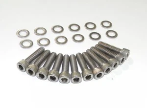 Small Block Ford 351W Stainless Steel Allen Bolts for Steel Valve Covers NEW - Bild 1 von 2