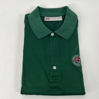 Camisa polo de golf Slazenger vintage años 90 con logotipo Oakland Hills CC Foto 1 de 4