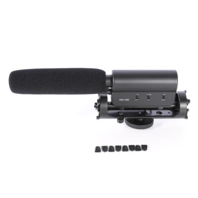 SGC598 Stereo Recording interview MIC Microphone for Canon Sony DV DSLR Camera - Image 1 of 4
