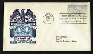 #C43 15c Universal Postal Union - 75th Anniv. - Cachet Craft / L.W.Staehle FDC - Picture 1 of 2