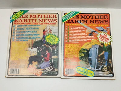 Lot of 2 VTG The Mother Earth News Magazine Issues No. 65 (1980) & 71 (1981) - Image 1 of 4