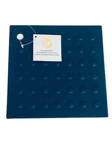 2 Ct Wilton Navy Blue Heat Resistant Silicone Trivet 6.75 in. x 6.75 in. - Picture 1 of 2