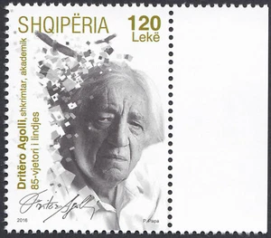 ALBANIA MNH 2016 - Dritero Agolli Set Completo Michel nº 3540 - Nuovo *** - Picture 1 of 1