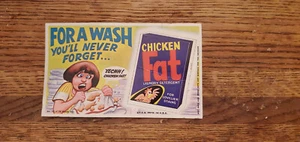 Vintage 1969 Topps Wacky Ads #13 Chicken Fat Karte Wacky Packages - Bild 1 von 1