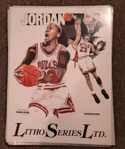 Michael Jordan Litho Series Ltd. Premier Edition Becky Kinloch - 2001/10,000MINT - Picture 1 of 2