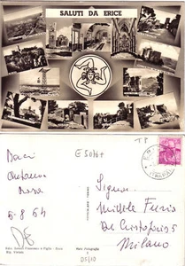 Cartolina d'epoca - ERICE- TRAPANI - Imagen 1 de 1