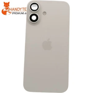 100% Original IPHONE  16  Akkudeckel Weiß  Backcover Nfc Blitz   Grad A - Bild 1 von 2