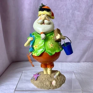 Beach Santa Bobblehead Christmas Decor Figure Beachcombers - Picture 1 of 12
