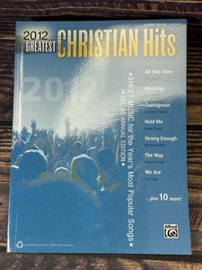 2012 Greatest Christian Hits Klavier Gesang Gitarre Noten Bücher - Bild 1 von 5