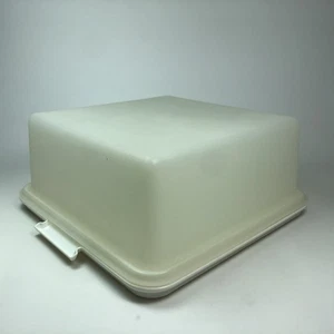 Tupperware vintage Kuchenbehälter Tortenbehälter Transportbox eckig - Bild 1 von 4
