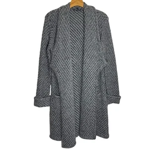 Cárdigan suéter Eileen Fisher para mujer XS gris de gran tamaño lana alpaca silencioso de lujo - Imagen 1 de 13