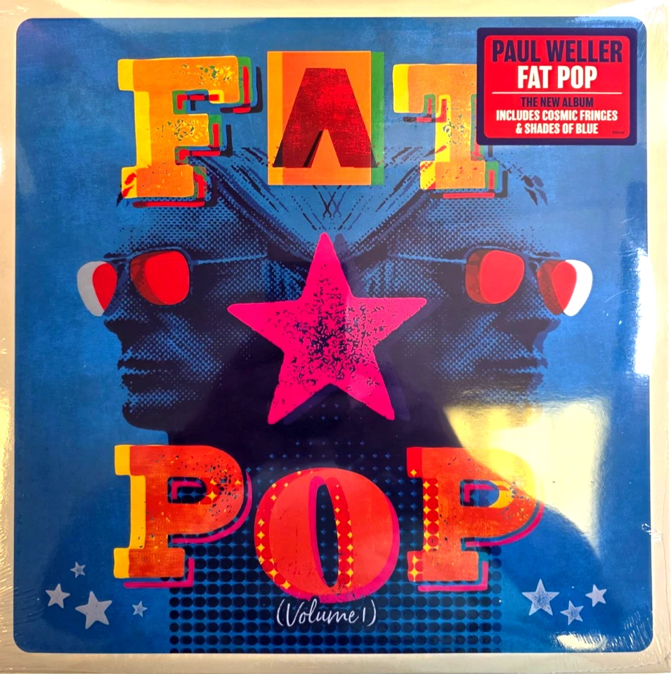 Paul Weller  Fat Pop (Volume 1) LP Album vinyl record 2021 on Polydor Black - Image 1 of 4