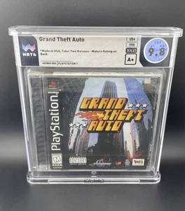 Grand Theft Auto 9.8 A+ Wata (PlayStation 1) Black Label rare  - Picture 1 of 2