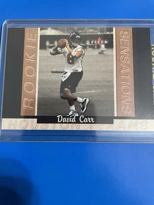 David Carr 2003 Fleer Tradition Rookie Sensations 0048/1250 Houston Texans - Image 1 of 3