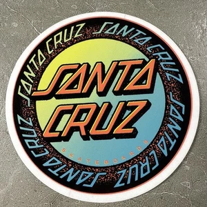 🔥SANTA CRUZ, CA SKATEBOARD OEM Factory 4” STICKER Hand Surf Ocean BEACH DIE CUT - Picture 1 of 7