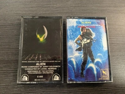 Alien & Aliens Original Soundtrack Cassettes Foto 1 de 4