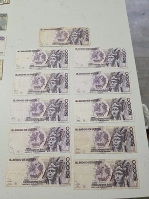 México: $50,000 Pesos Cuauhtémoc 10 de enero de 1990 Banco de México. Se vende individualmente Foto 1 de 2
