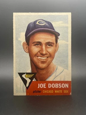 1953 Topps Baseball #5 - Joe Dobson - Chicago White Sox - Vintage Set Break - Image 1 of 2