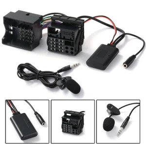 Cable adaptador Bluetooth AUXIN con micrófono para Opel CD30 CDC40 CD70 DVD90 estéreo de coche - Imagen 1 de 5