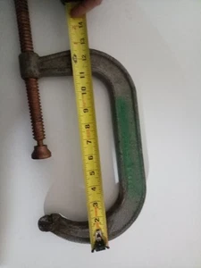 Vintage PROTO 408 8" C-CLAMP Forged In USA - Picture 1 of 6
