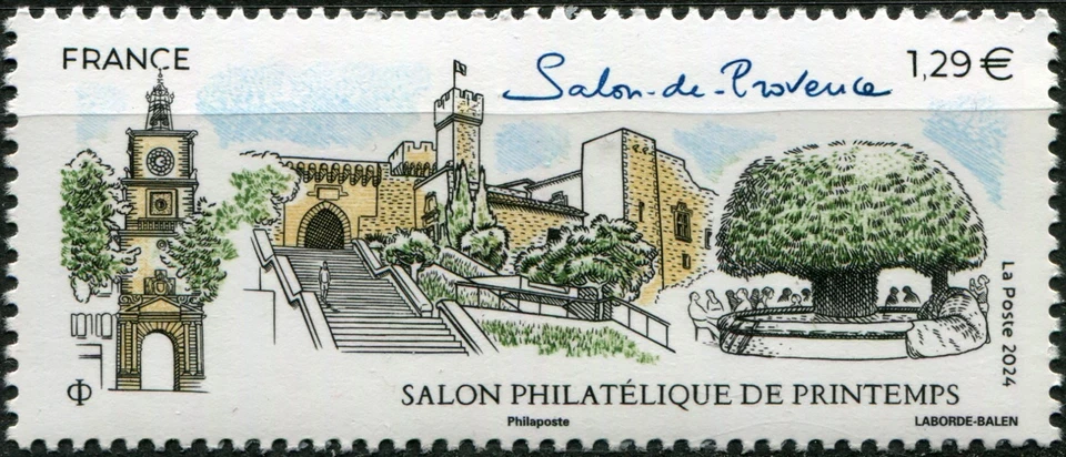 France 2024. Spring Philatelic Fair 2024, Salon-de-Provence (MNH OG **) Stamp - Image 1 of 1