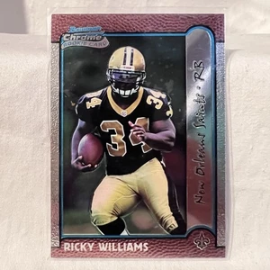 1999 Bowman Chrome Ricky Williams #182 (RC) New Orleans Saints Football Karte - Bild 1 von 2