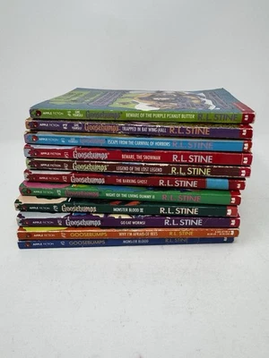 VTG 90s RL Stine Goosebumps Book Lot of 11 Read Choose Your Own Adventure - Image 1 of 4