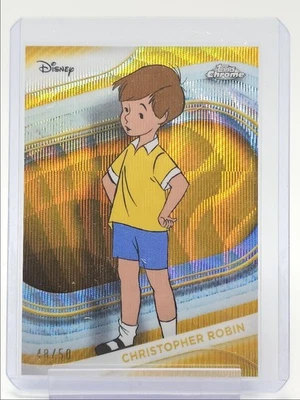 Christopher Robin 2025 Topps Chrome Disney Gold Wave Refractor /50 Q2091 - Bild 1 von 2