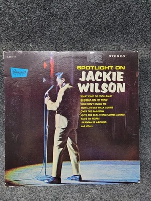 Vintage Jackie Wilson Spotlight On Jackie Vinyl LP Brunswick Stereo BL 754119 Foto 1 de 4