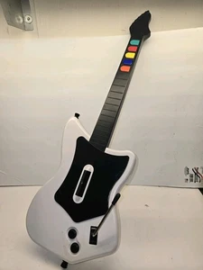 Guitar Hero Wireless White Guitar Red Octane 95025 PS2 Playstation 2 NO DONGLE! - Picture 1 of 13