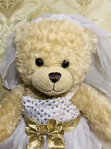 Build a Bear Workshop BABW Marrón Rizado Bronceado Peluche Animal de Peluche - Imagen 1 de 8
