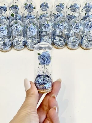 10 peças Favores de Casamento, Favores de Festa, A Bela e a Fera, Cúpula de Vidro, Aniversário - Imagem 1 de 4