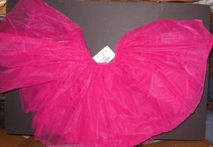 NWT European tutu Rasberry 3 Layers Child sizes Organdy Ballet skirt elastic wst - Picture 1 of 4