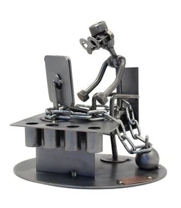 Schraubenmännchen Workaholic als Stiftehalter - Bild 1 von 1